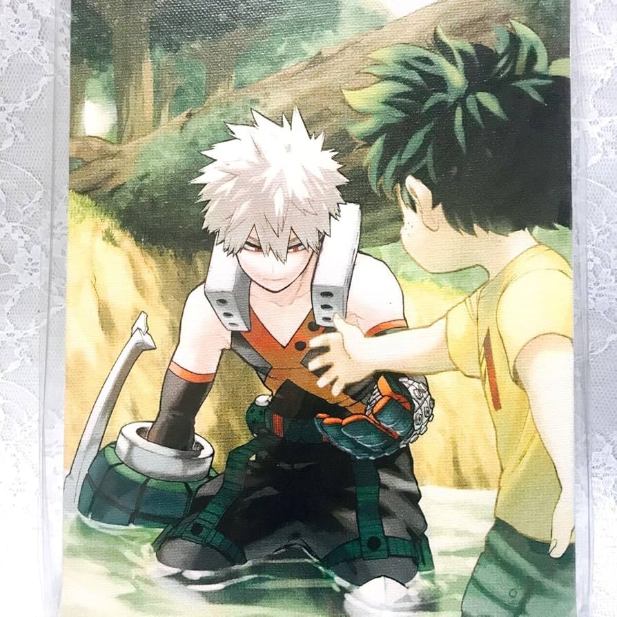 ヒロアカ 原画展 A2アートポスター 緑谷出久 爆豪勝己 2枚セット