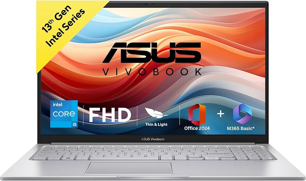 ASUS Vivobook 15, Intel Core i5-1334U, (16GB RAM/512GB SSD/15.6