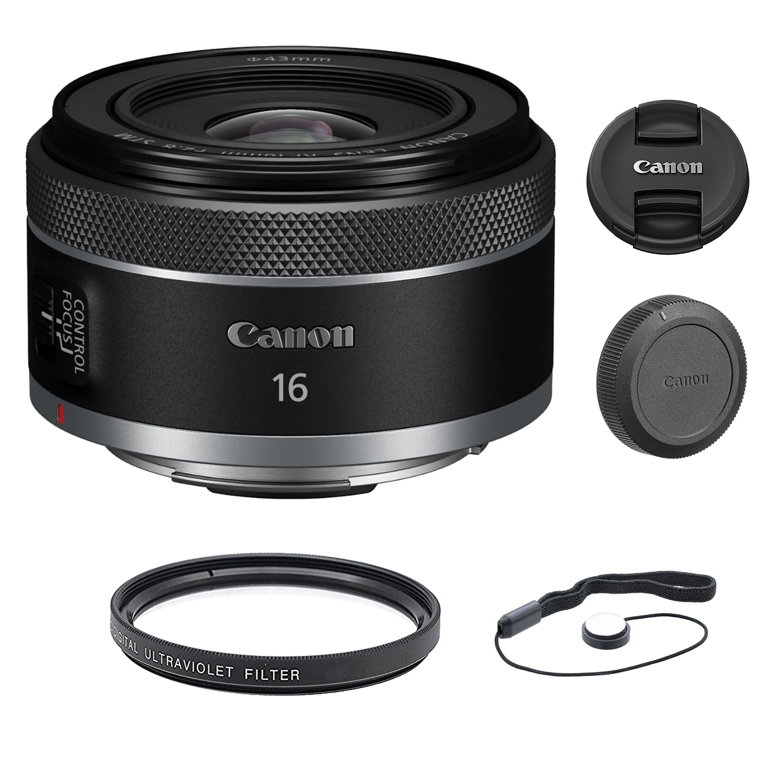 Amazon.com : Canon RF 16mm f/2.8 STM Lens with UV Filter & Lens