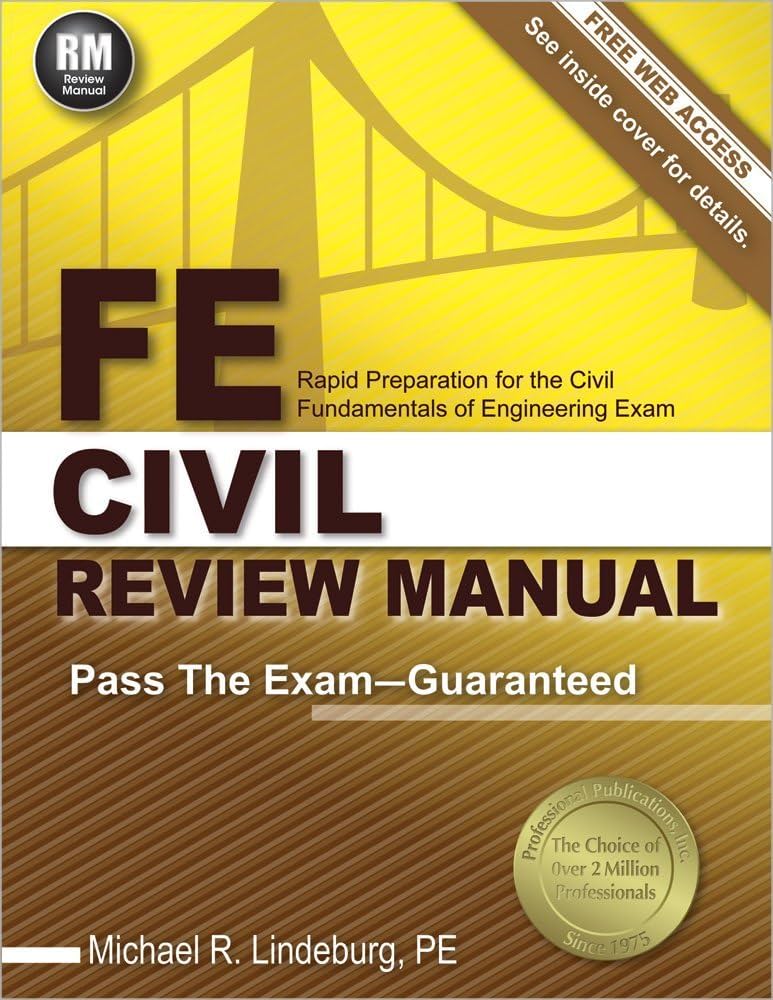FE Civil Review Manual: Rapid Preparation for the Civil