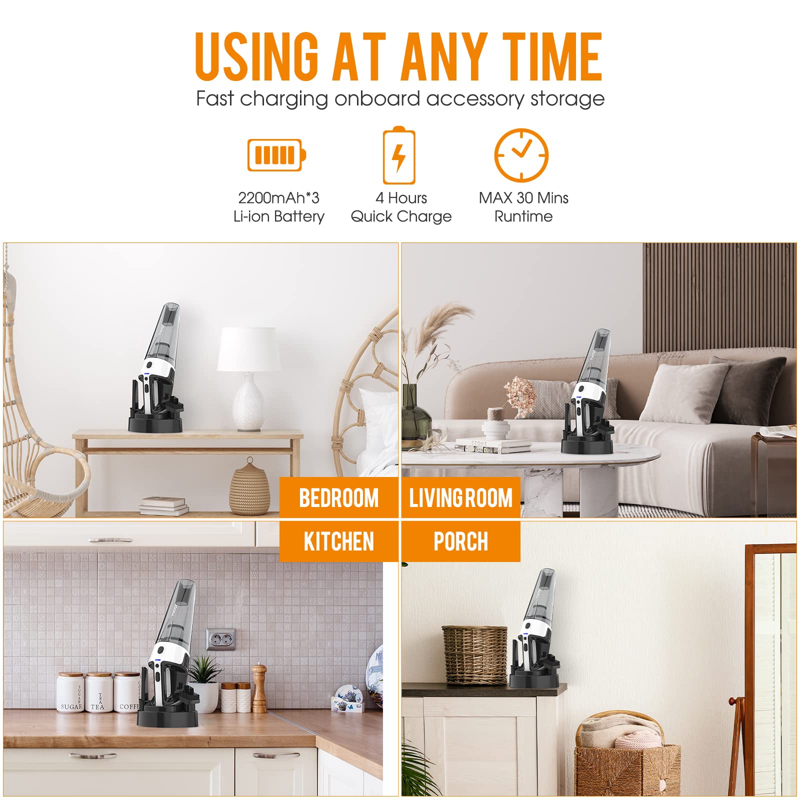 Amazon | Xoopla 充電スタンド XP189ハンディクリーナー用 車載掃除機