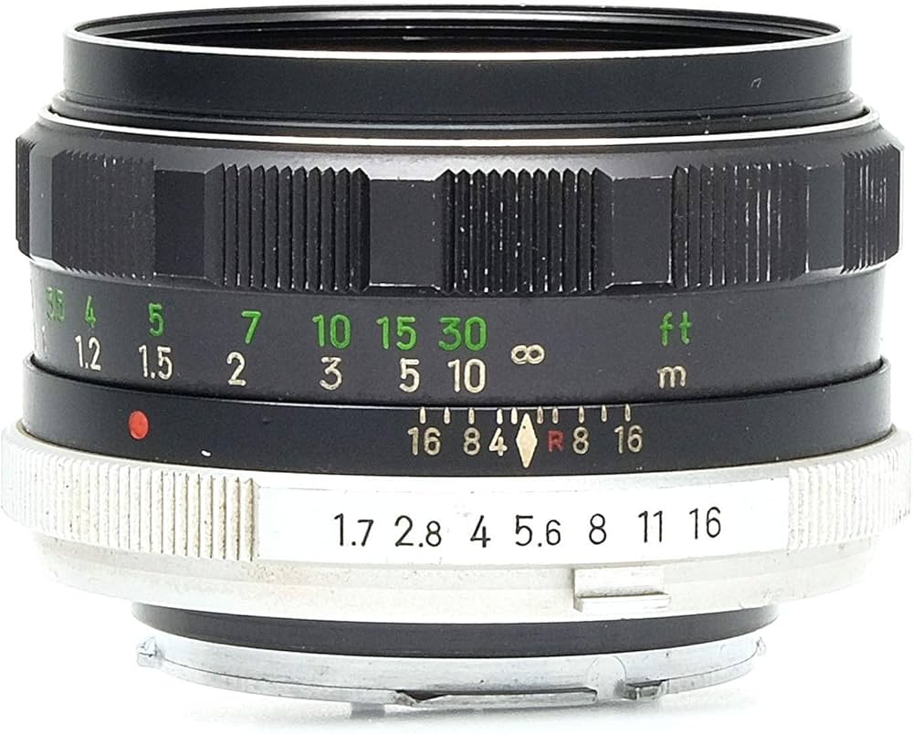 Amazon | MINOLTA MC ROKKOR-PF 1:1.7 f=55mm 単焦点レンズ ミノルタSR