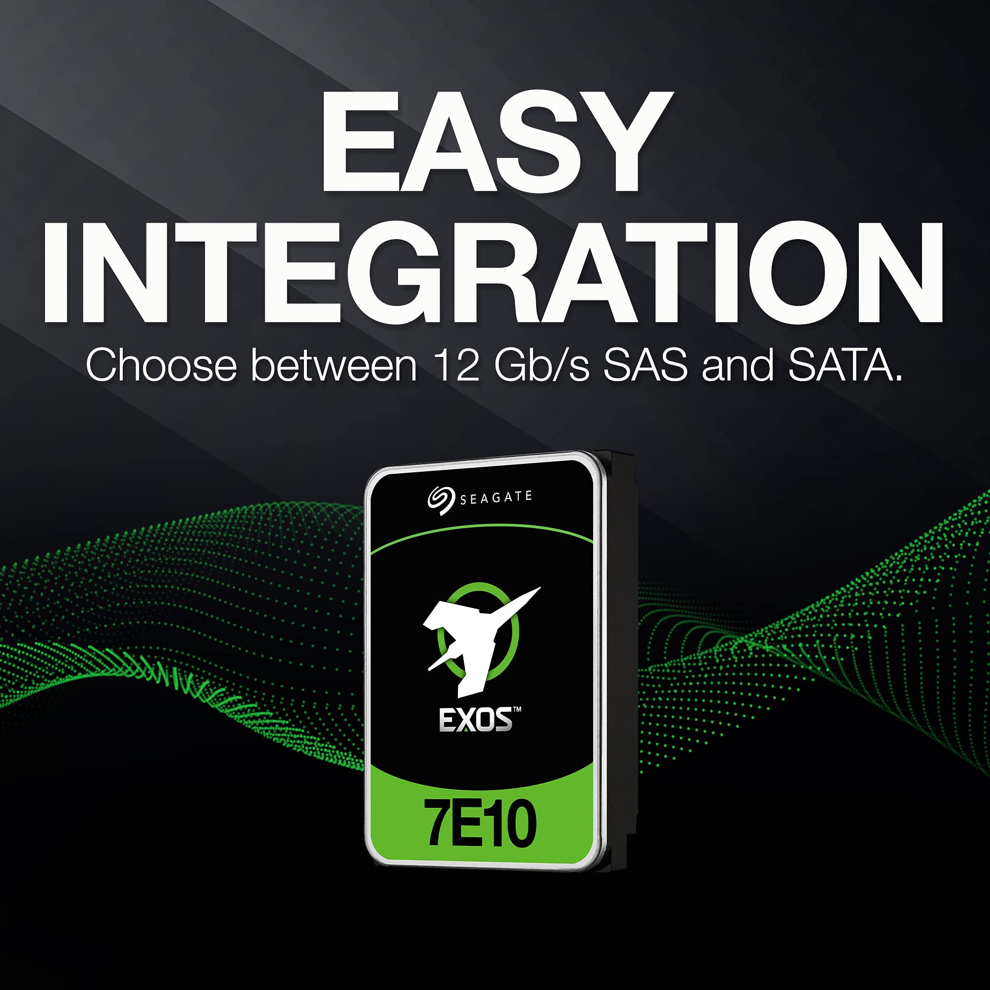 Amazon | Seagate Exos 7E10 SAS 512e 3.5インチ 4TB 内蔵