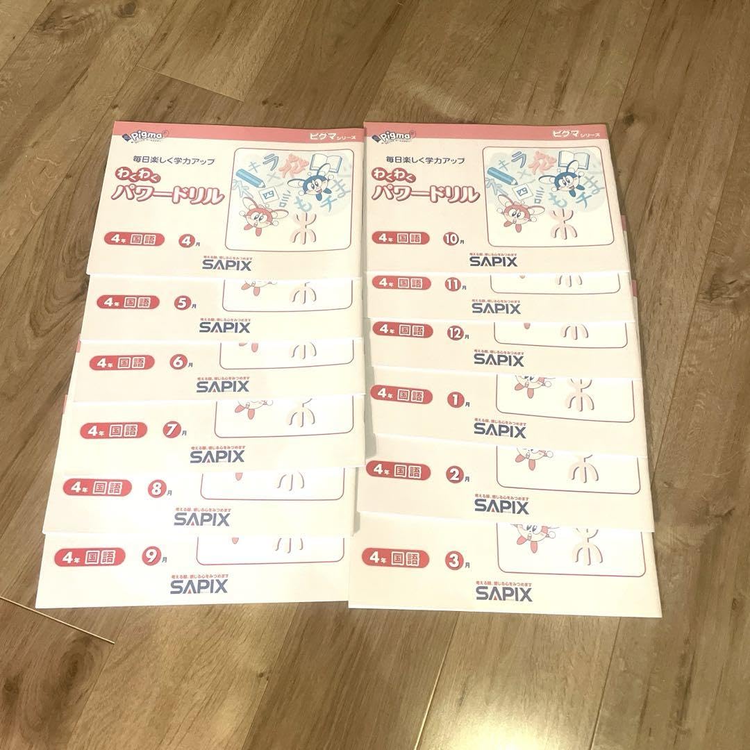 Amazon.co.jp: SAPIX ピグマキッズくらぶ わくわくパワードリル4年生1