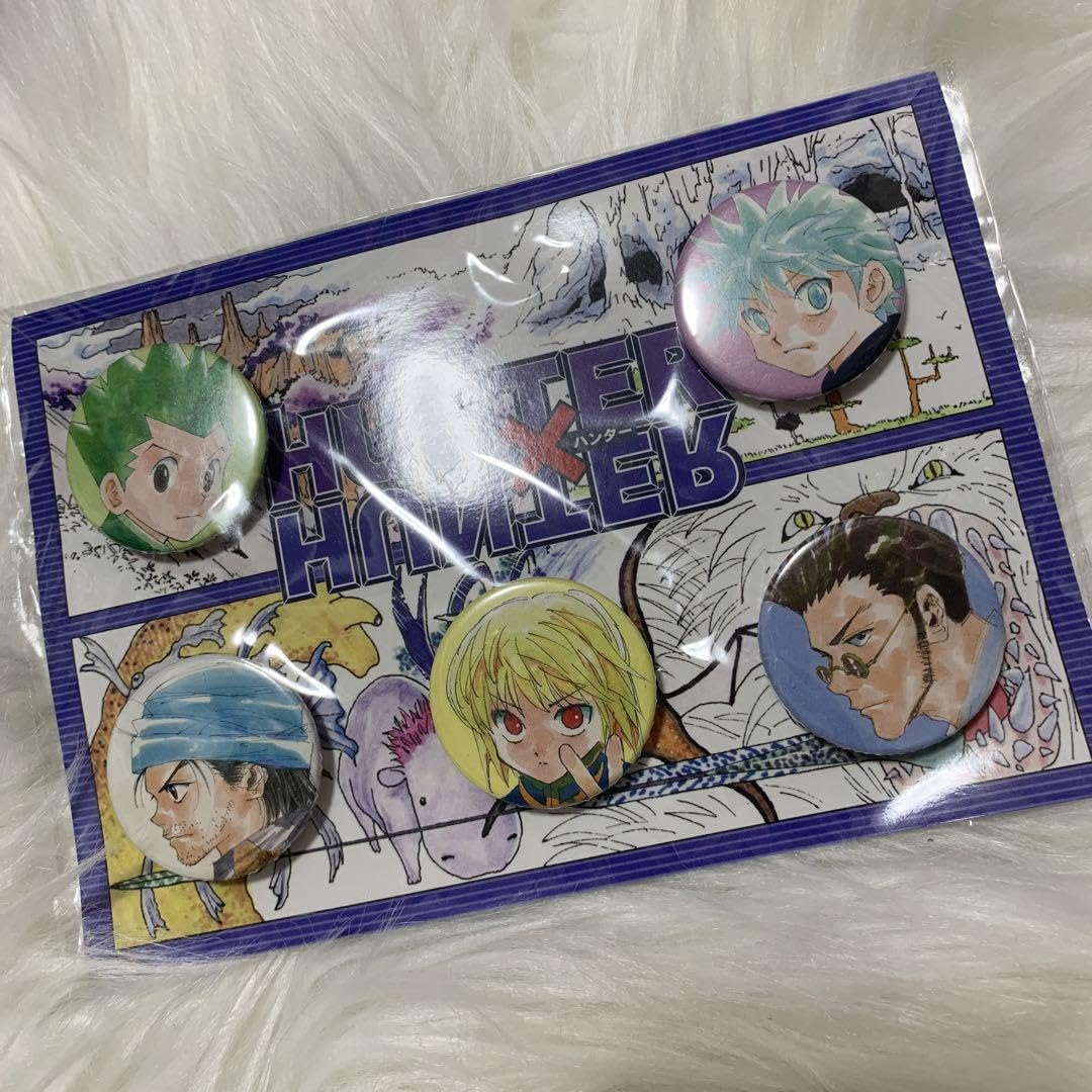 HUNTER×HUNTER 彫金シリーズ 中国 シャルナーク 缶バッジ セット