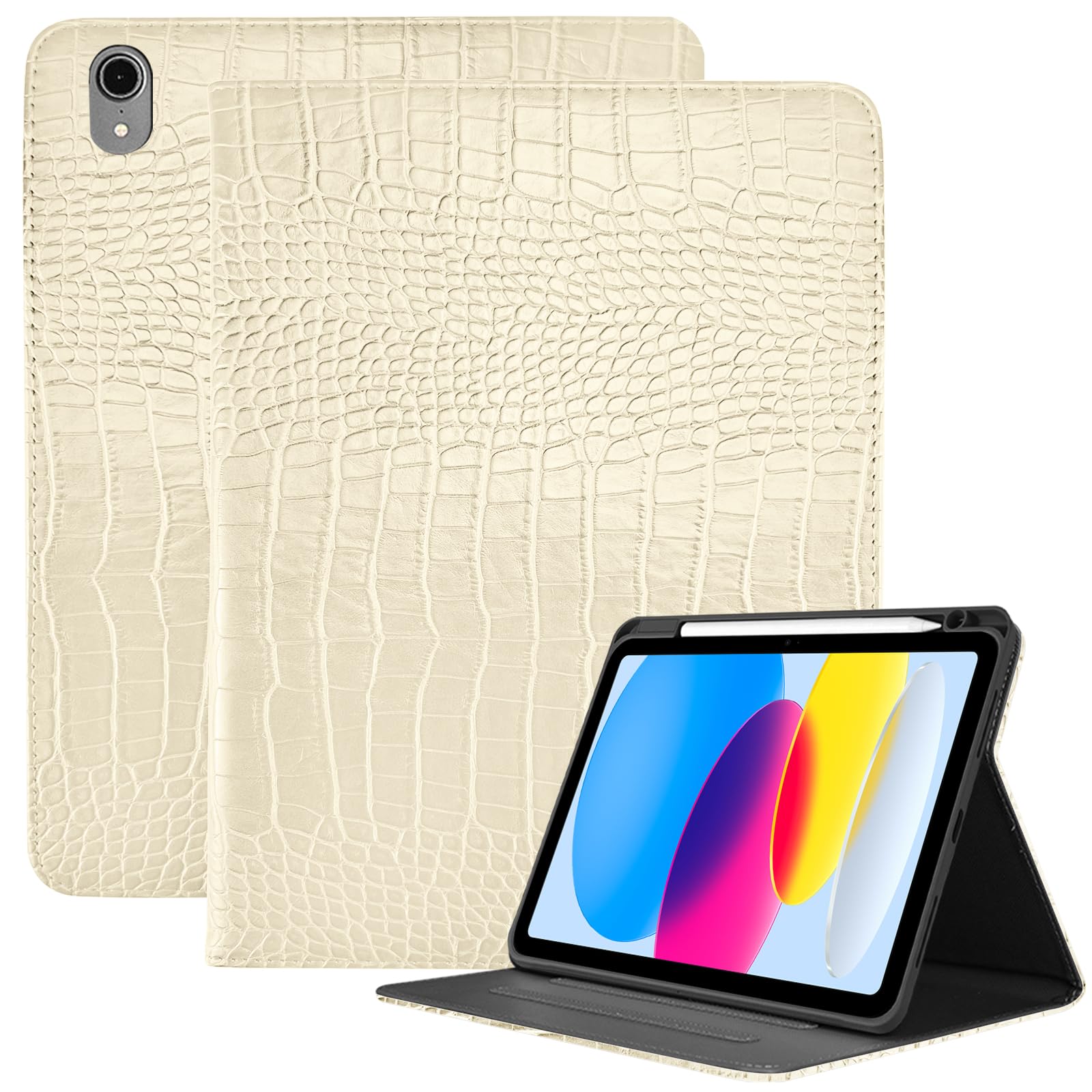 Amazon.com: Deokke Premium Leather Compatible with iPad (A16) 11th