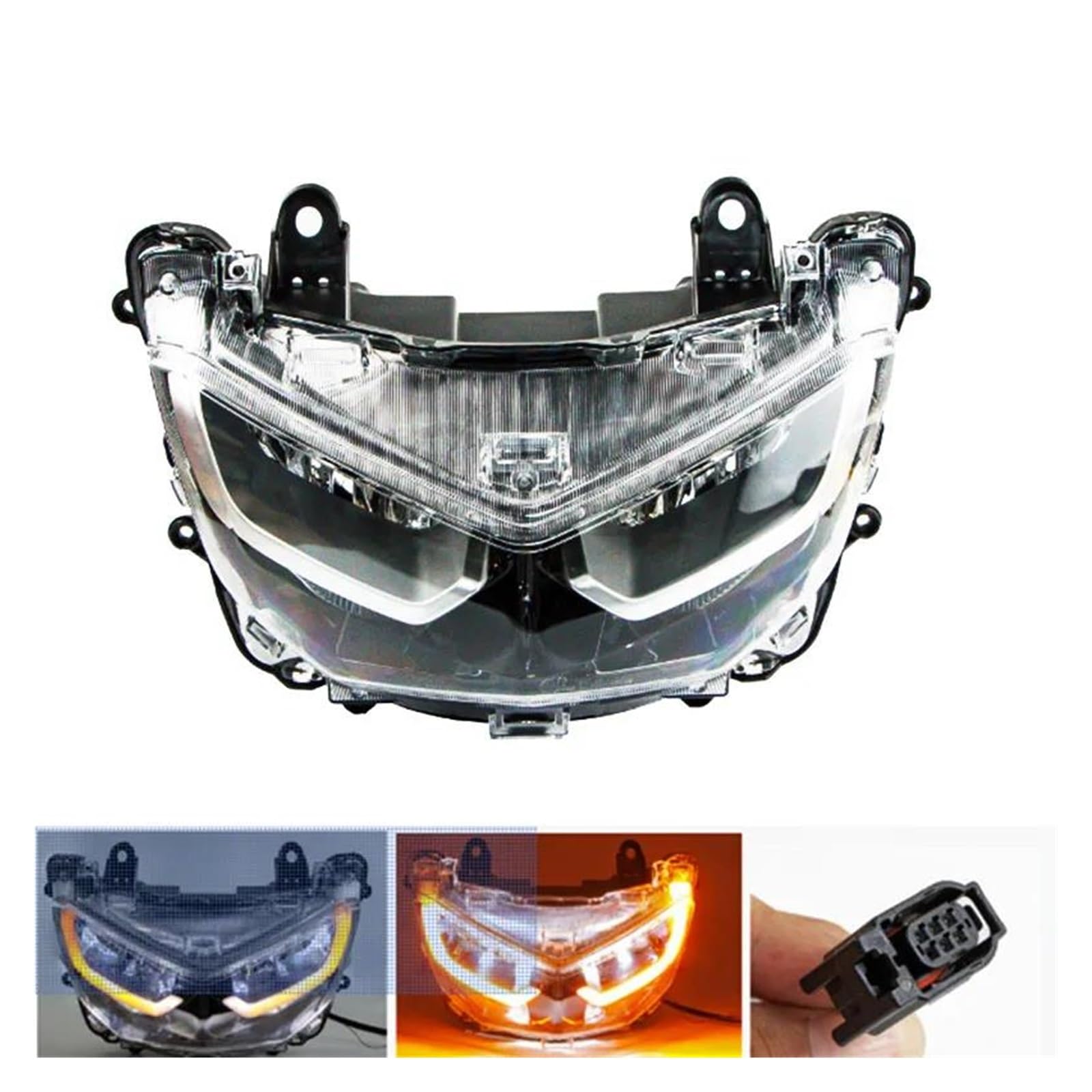 Amazon.co.jp: ヘッドライト ために NMAX155 ために NMAX125 2020-2023