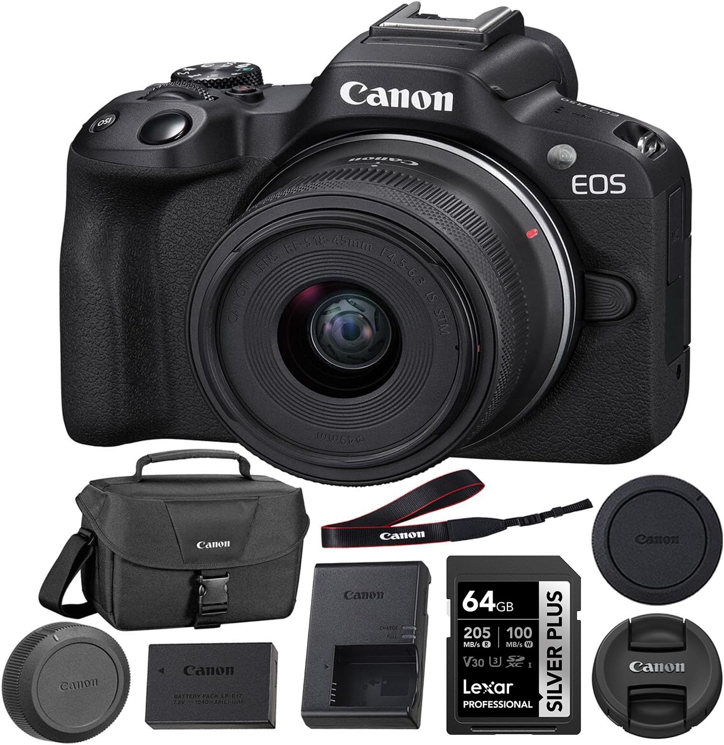 Amazon.com : Canon EOS R50 Mirrorless Camera with 18-45mm Lens