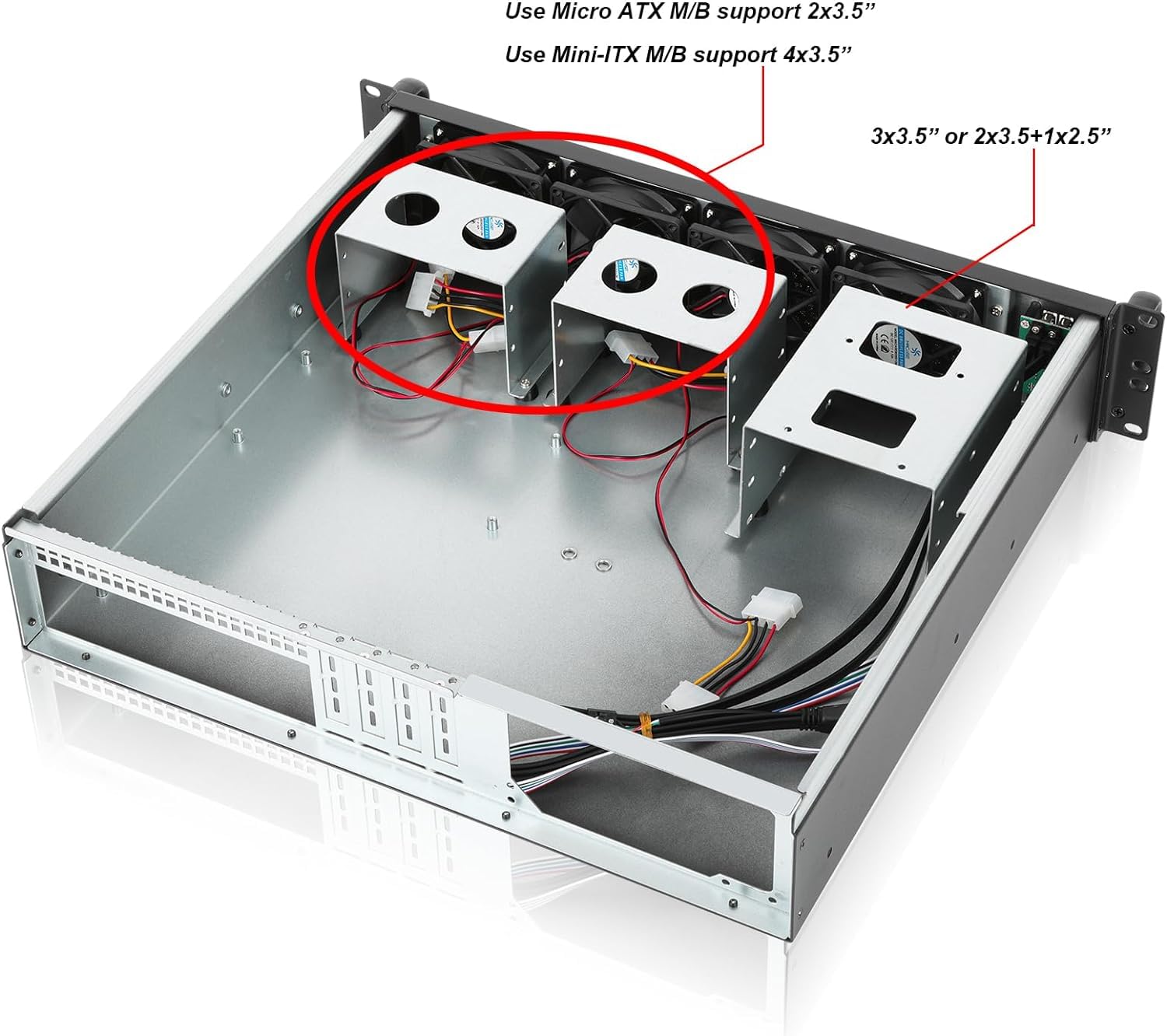 Amazon.com: RackChoice Server case MicroATX/Mini-ITX 2U Rackmount