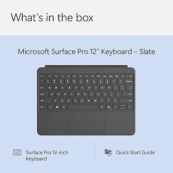 Amazon.com: Microsoft Surface Pro Keyboard for Surface Pro 12