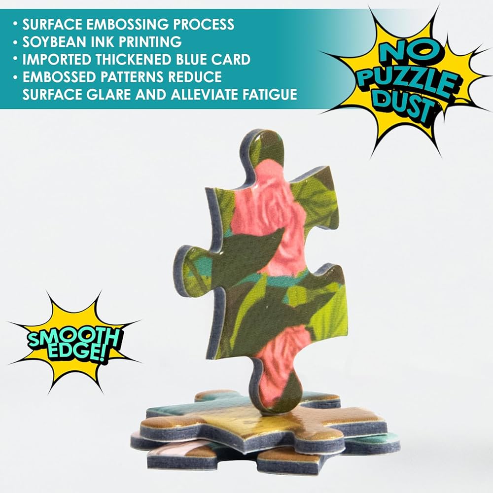 MOMIBOOK Puzzles for Adults 1000 Pieces Jigsaw Puzzles of Corner