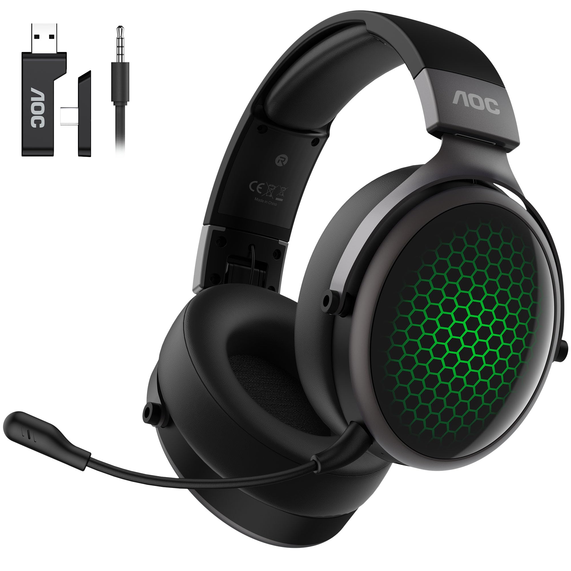 Amazon.co.jp: 【AOCゲーミングヘッドセット】7.1ch・50mmドライバー