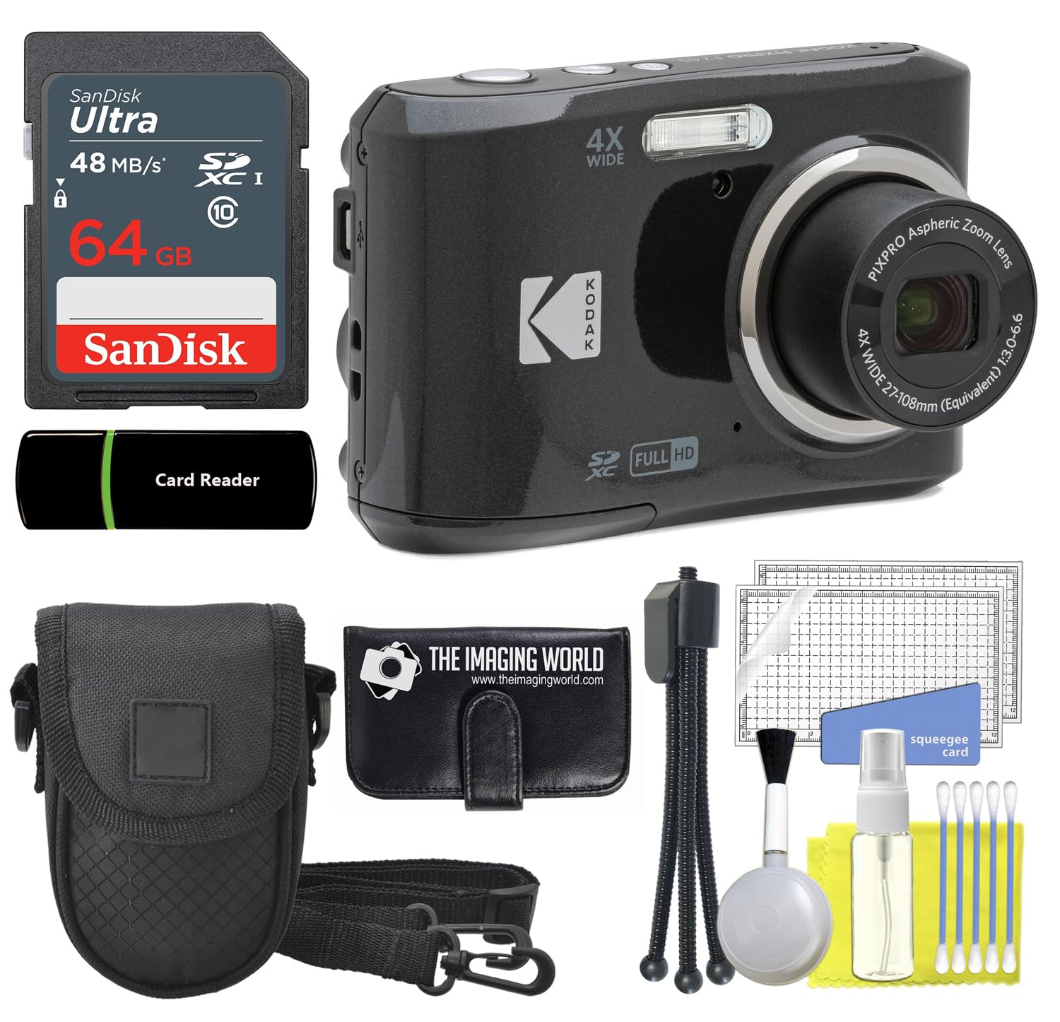 Amazon Canada: KODAK PIXPRO FZ45 16MP Digital Camera, 27mm Optical