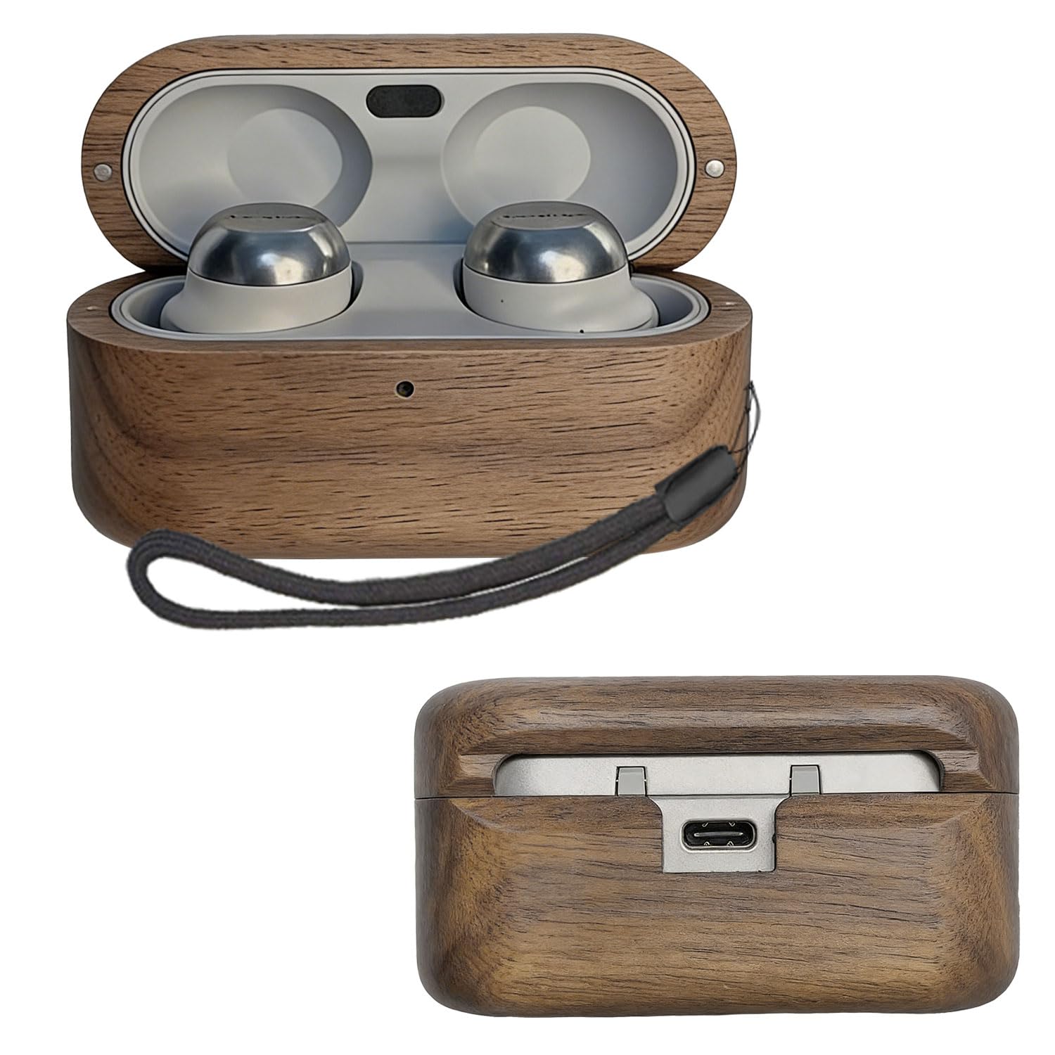 Amazon | For Panasonic Technics EAH-AZ100用クルミの木 ケース MARR