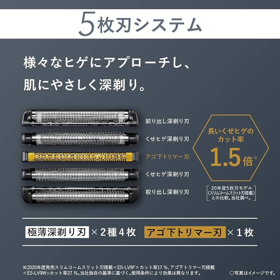 Amazon | パナソニック ラムダッシュPRO メンズシェーバー 5枚刃 お