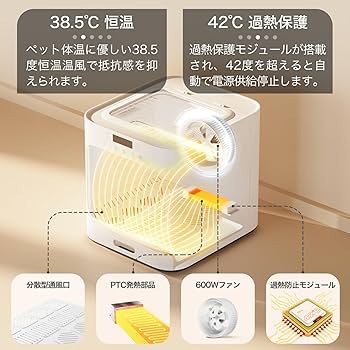 Amazon | TOTOSHASHA ペット ドライルーム 小型犬 猫 ドライハウス