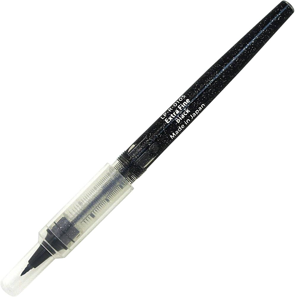 Kuretake ZIG Letter Pen COCOIRO Refill Extra-Fine, Black (LP-R