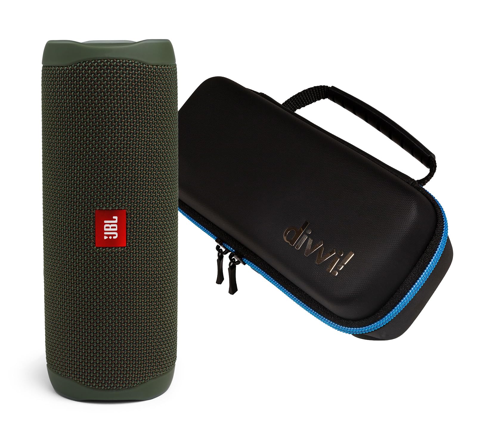 Amazon.com: JBL Flip 5 (Green) + Bundle with divvi! Protective