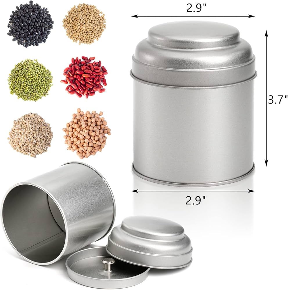 ソ連時代の超貴重 東欧雑貨 アンティーク缶 キャニスター8個セット