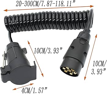 Amazon.co.jp: トレーラー延長ケーブル3M 7ピン トレーラートラック