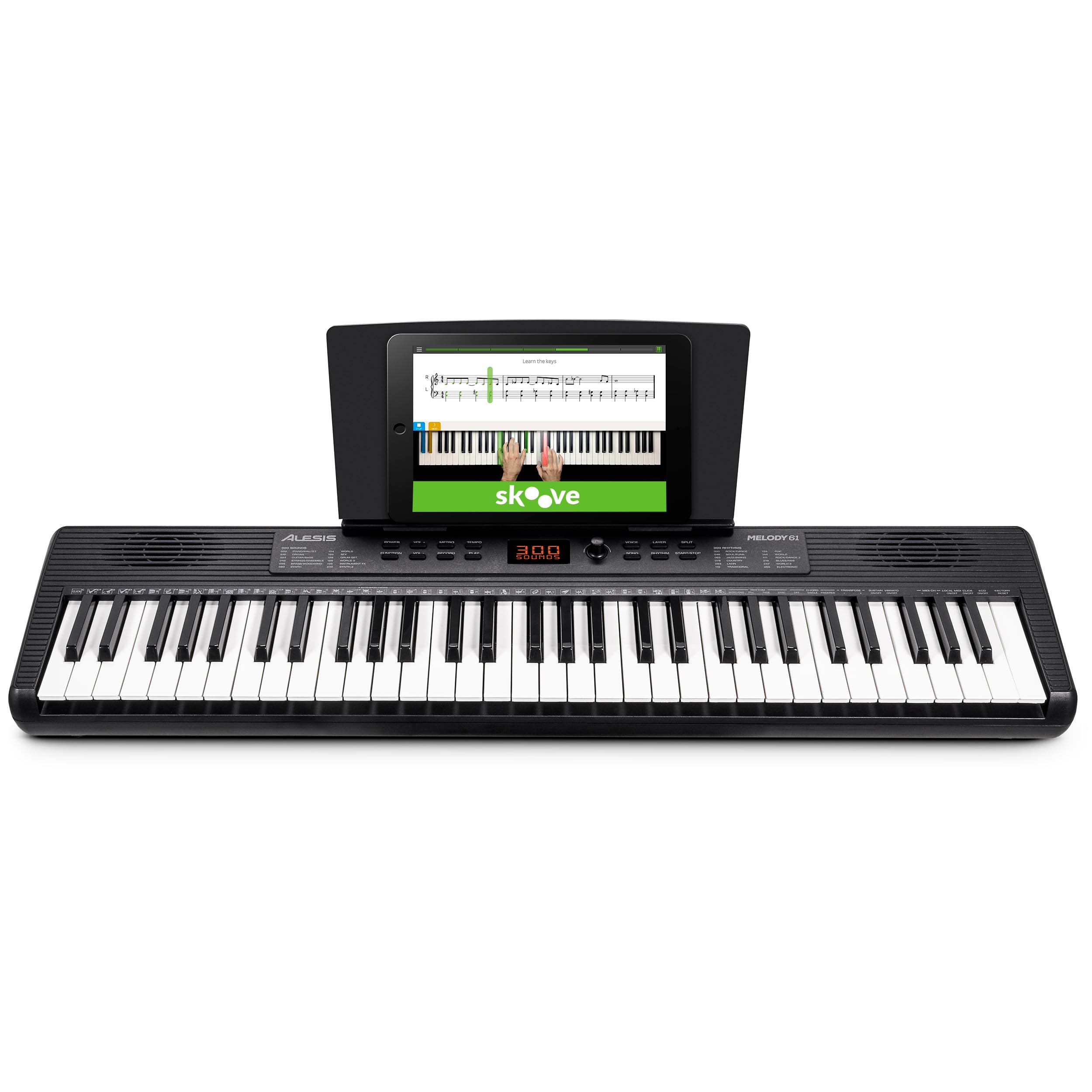 Amazon.co.jp: Alesis キーボード ピアノ 61鍵盤 スピーカー内蔵