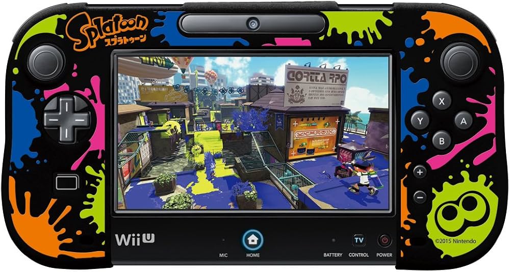 Amazon | シリコンカバーコレクション for Wii U GamePadスプラ