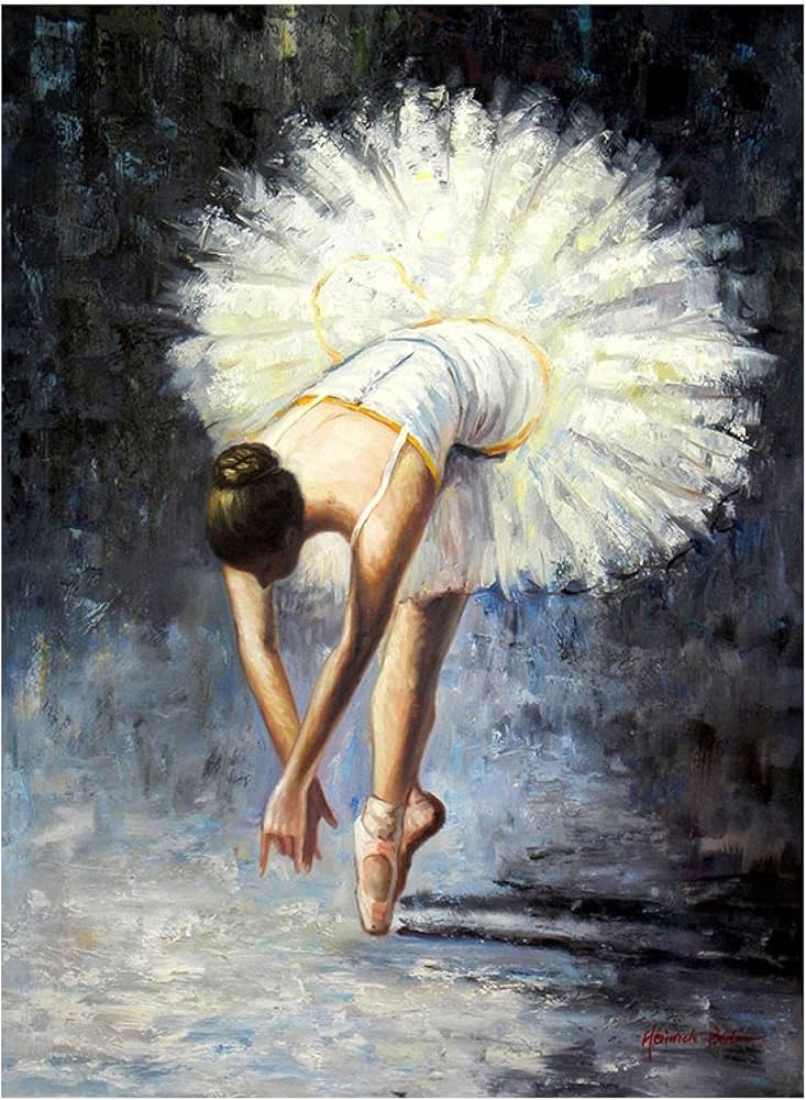 Amazon.co.jp: ヴィンテージ バレエ ダンサー キャンバス絵画