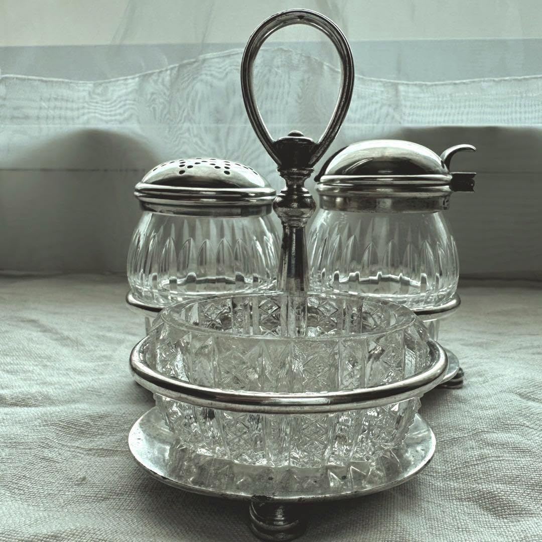 希少クリストフル調味料入れ(大)