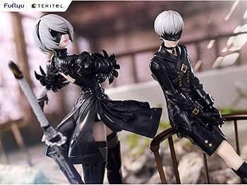 Amazon.com: Nier Automata Ver.1.1A: 2B Tenitol Figure : Toys & Games