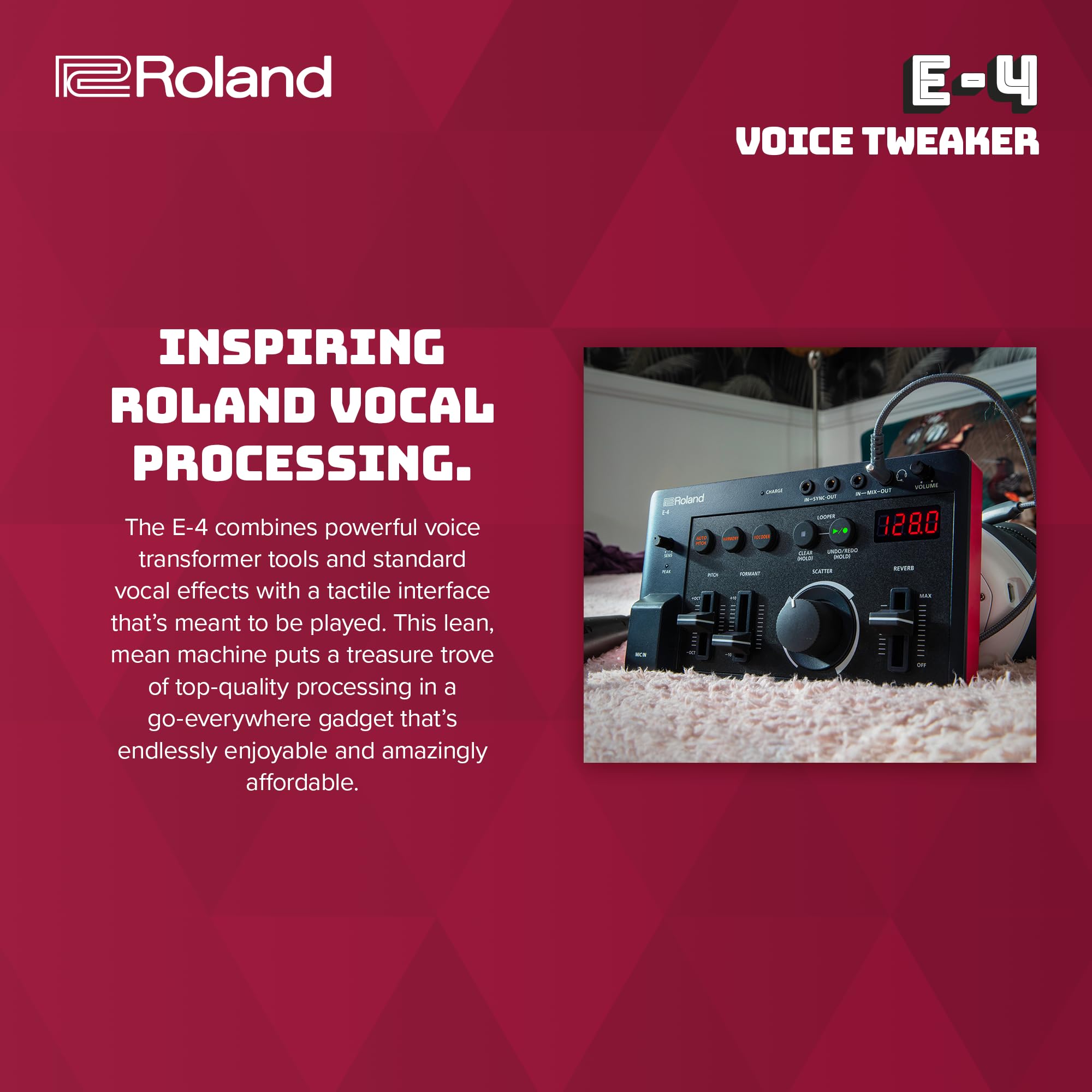 Amazon.co.jp: Roland ローランド AIRACompact VOICE TWEAKER E-4