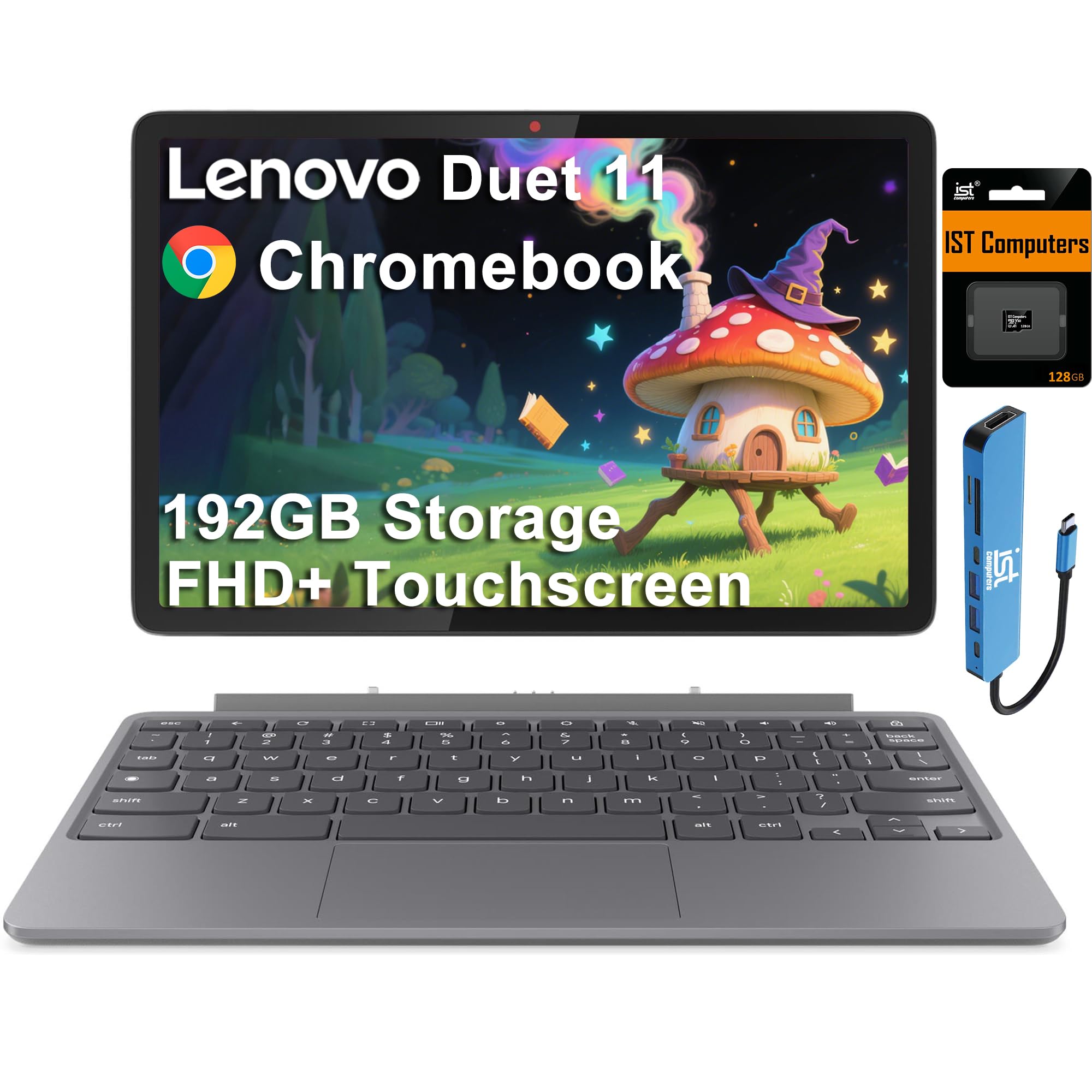 Lenovo Tablet Chromebook Duet 5 2 em 1 com teclado destacável