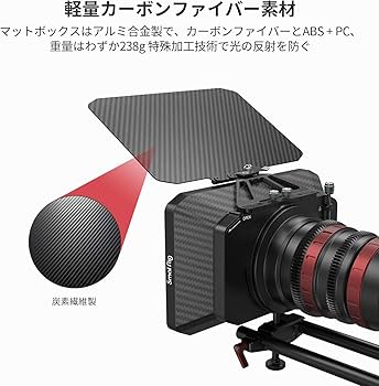 Amazon | SmallRig 軽量マットボックス レンズフード LCDサンフード 四