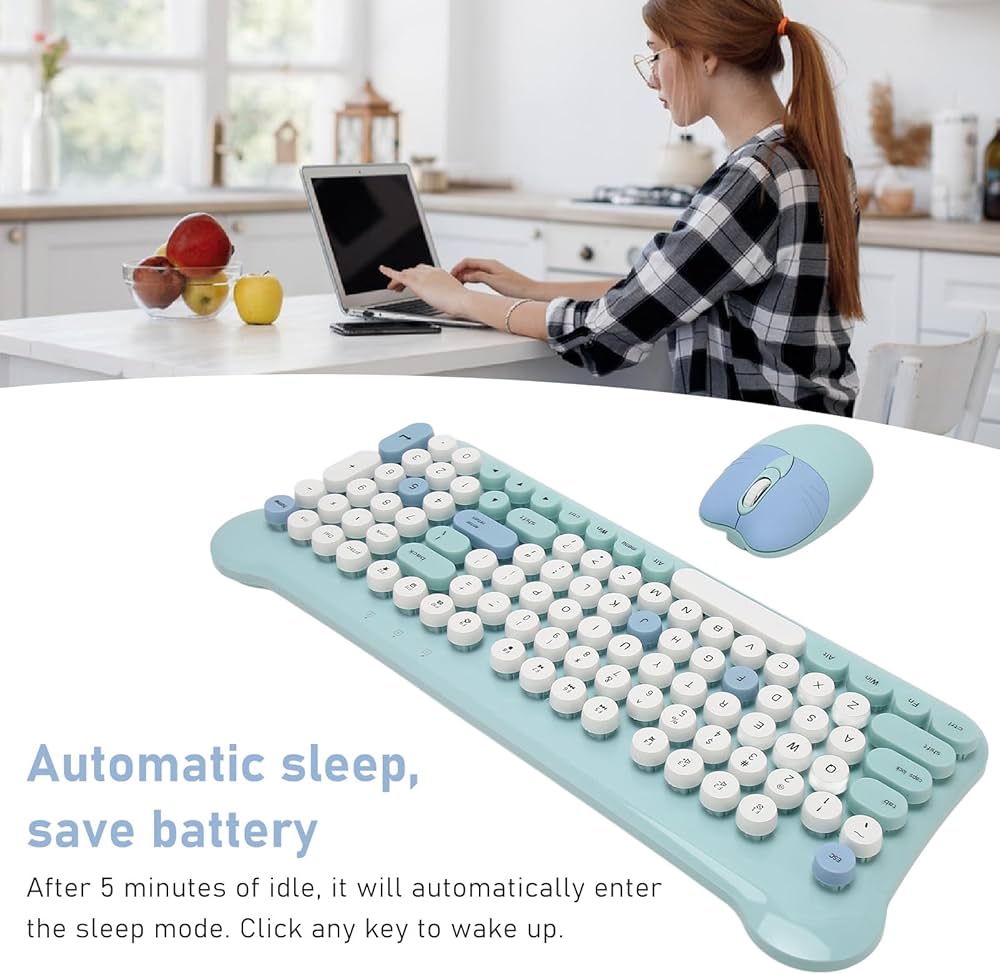 Amazon | ワイヤレスキーボードとマウスセット、2.4G接続プラグアンド