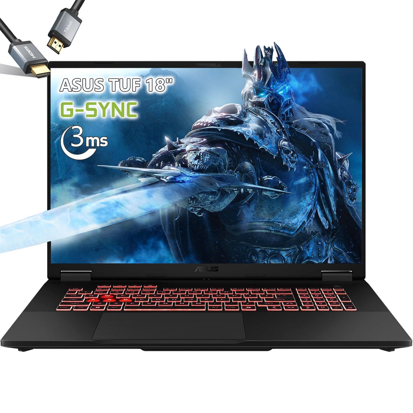 Amazon.com: ASUS TUF Gaming Laptop A18 inch - AMD Ryzen 7 260 Beat