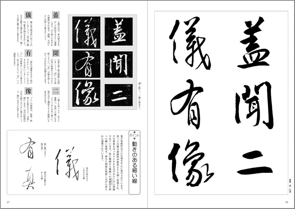 王羲之 集字聖教序 ⑤ 書道 行書 基本 Japanese YH24 臨書を楽しむ 【5
