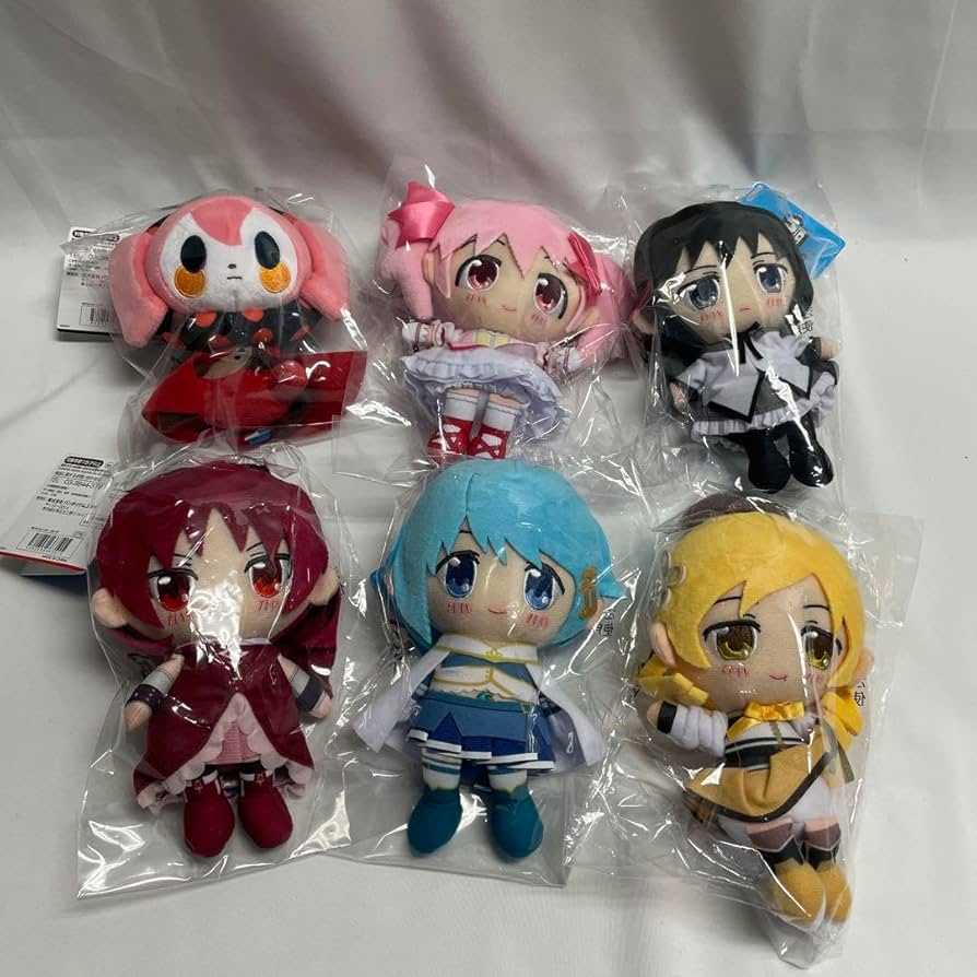 Amazon.co.jp: 魔法少女まどか☆マギカ まどマギ Chibiぬいぐるみ 6種