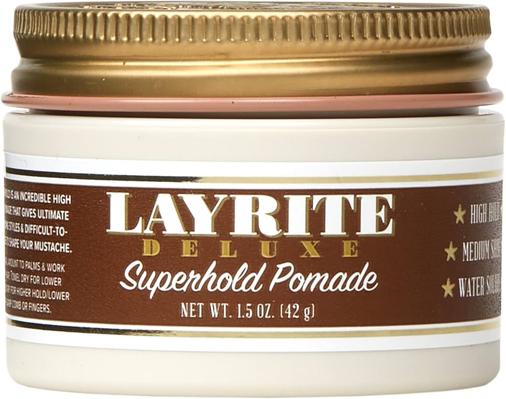 Amazon.com: Layrite Superhold Pomade, 1.5 oz : Beauty & Personal Care