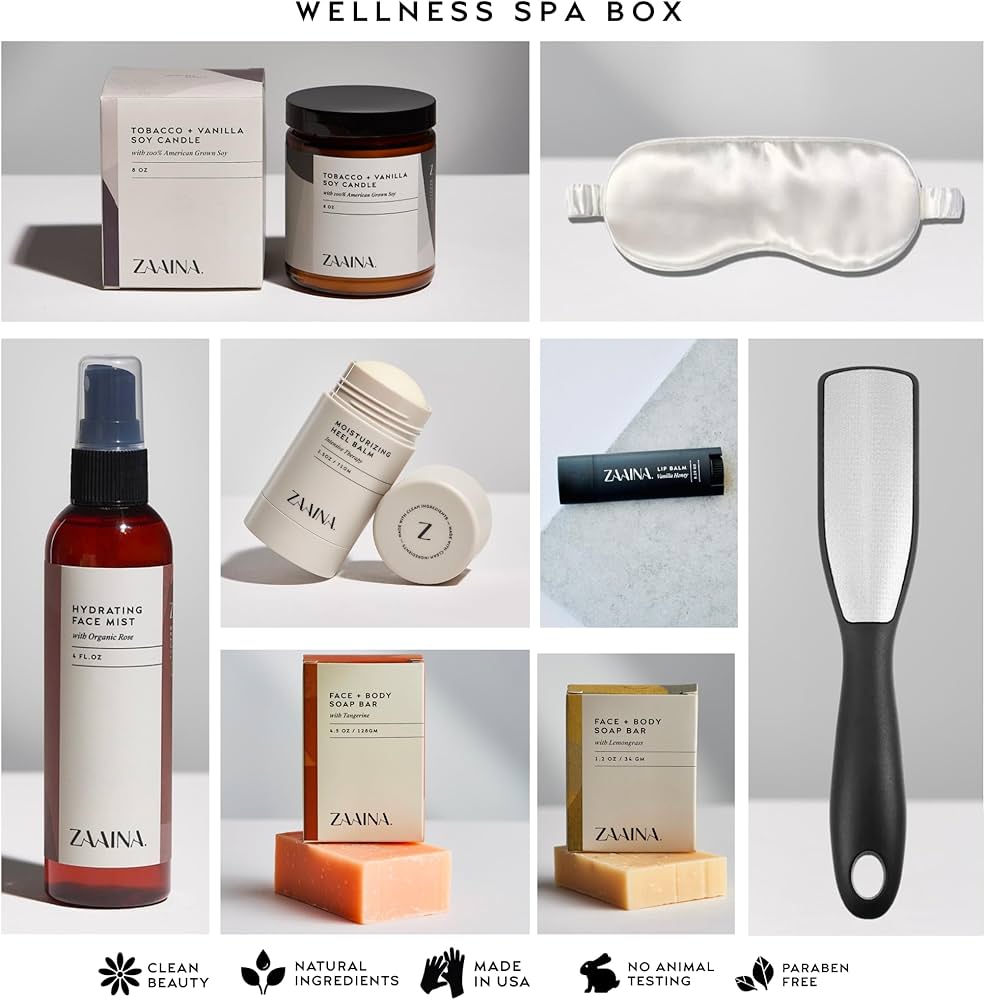 Amazon.com: ZAAINA Wellness Spa Package - Relaxing Spa Gifts for