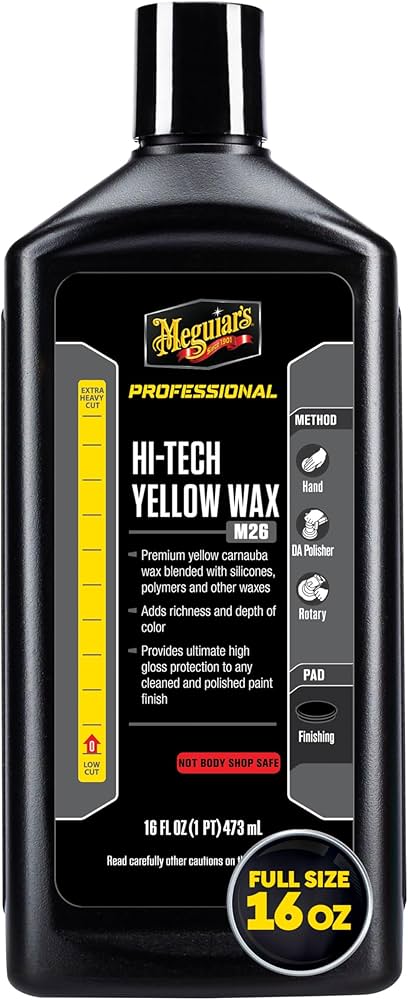 Wax HI-TECH Liquid Yellow, Exterior Care - Amazon Canada