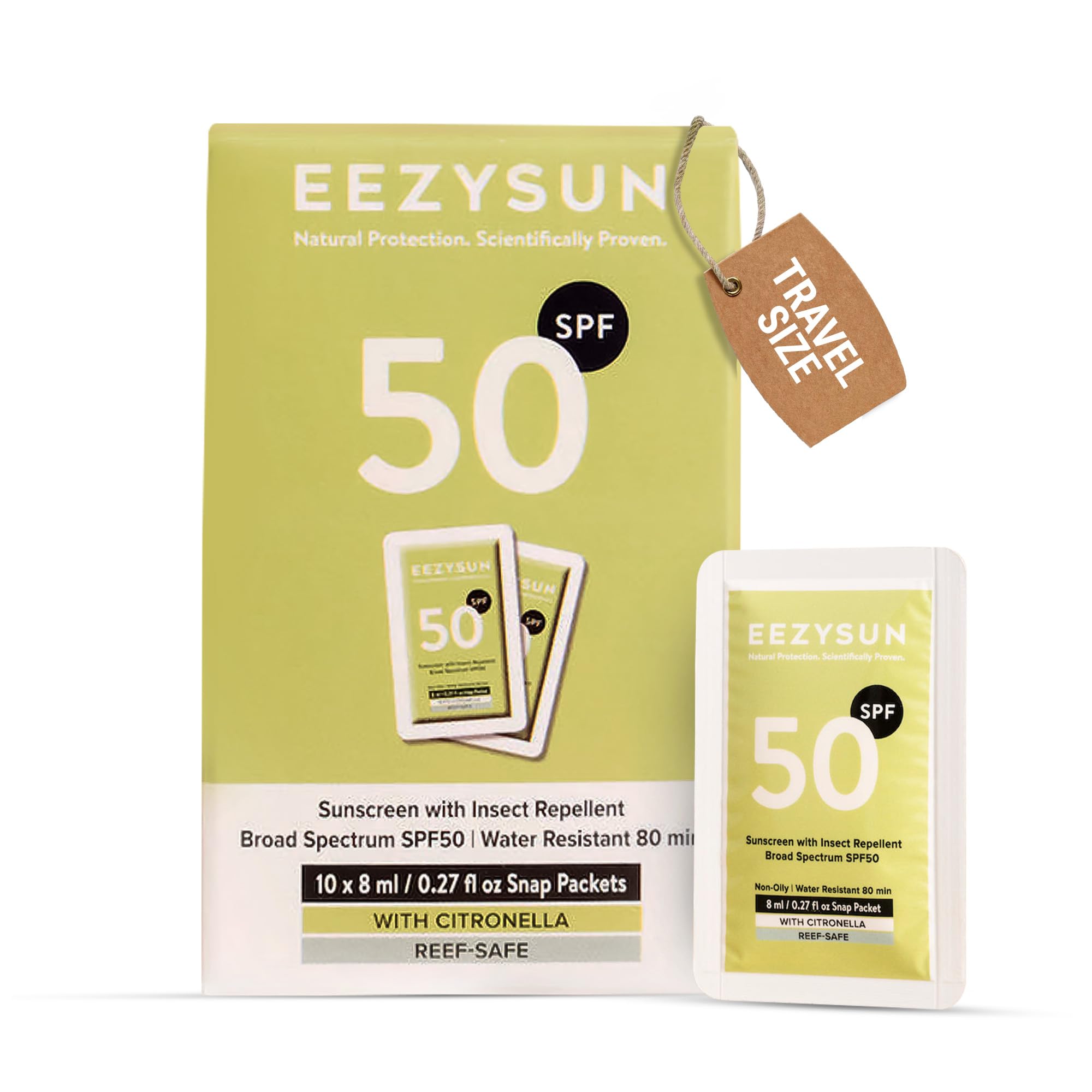 Amazon.com : EEZYSUN Sunscreen SPF50 with Insect Repellent Travel