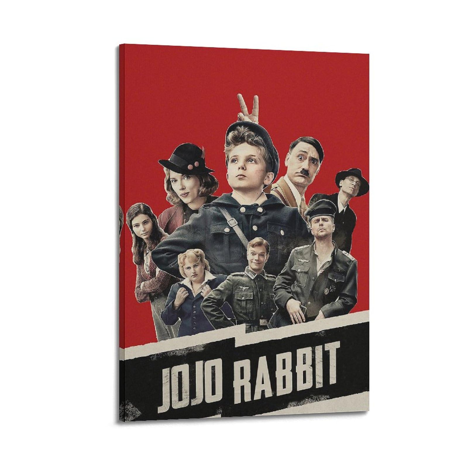 Amazon.co.jp: ジョジョ・ラビットのコメディ映画のポスター ポスター