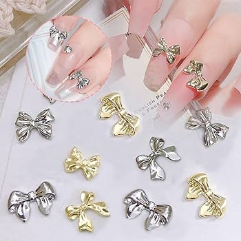 Amazon.co.jp: ネイルパーツ リボン 60個セット 3D 立体 蝶結び ネイル