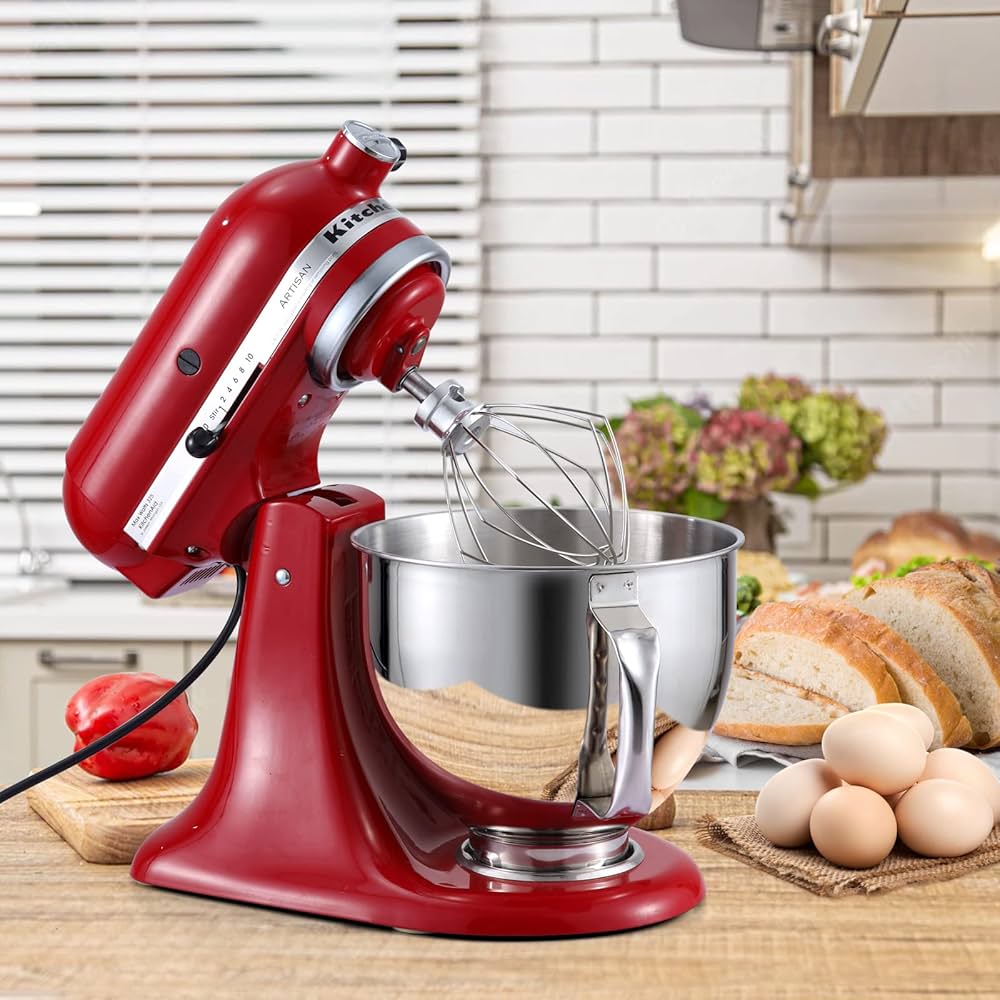 Stainless Steel Bowl Compatible with KitchenAid Stand Tilt-Head