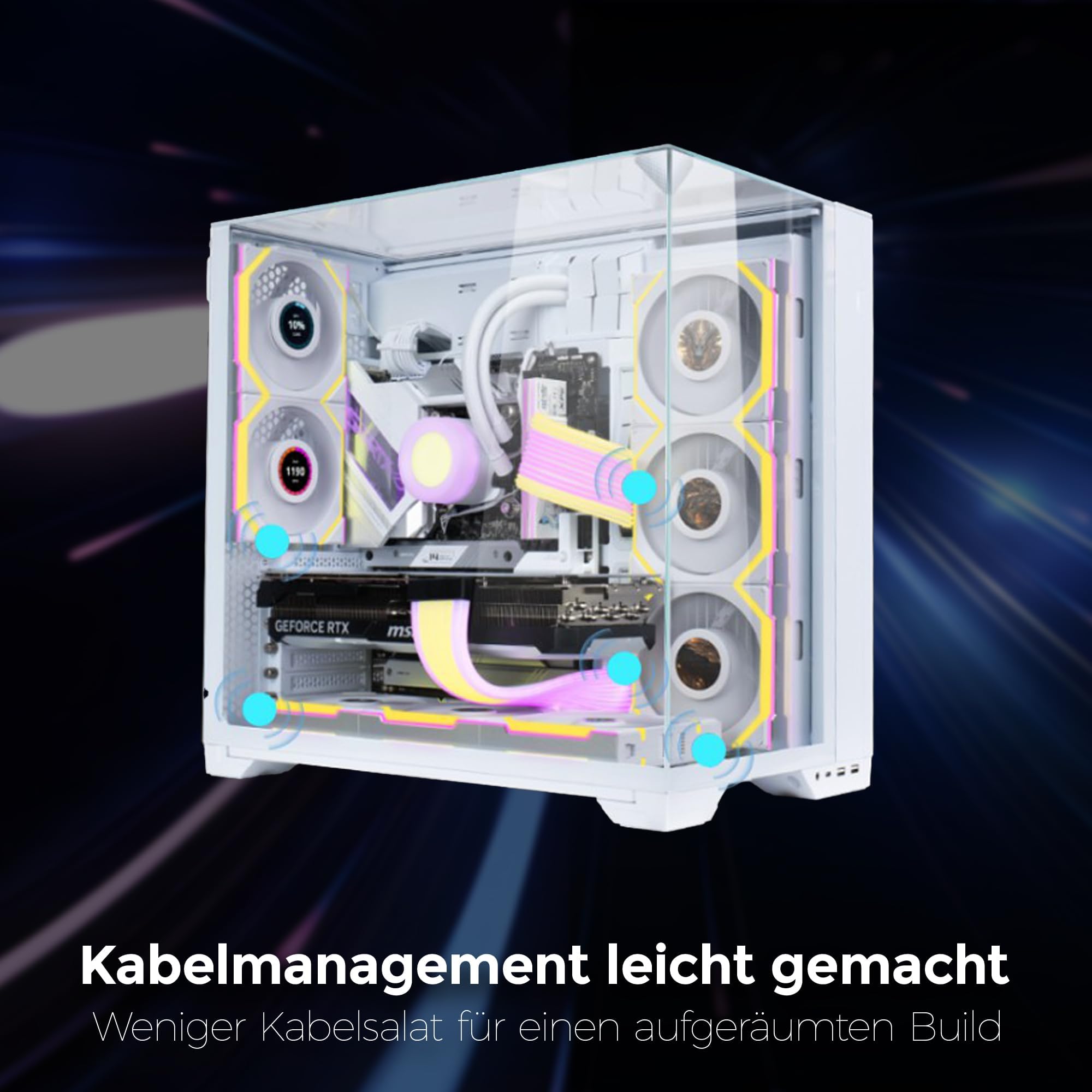 Amazon.com: Lian Li UNI FAN TL WIRELESS 3x120mm White Case Fan