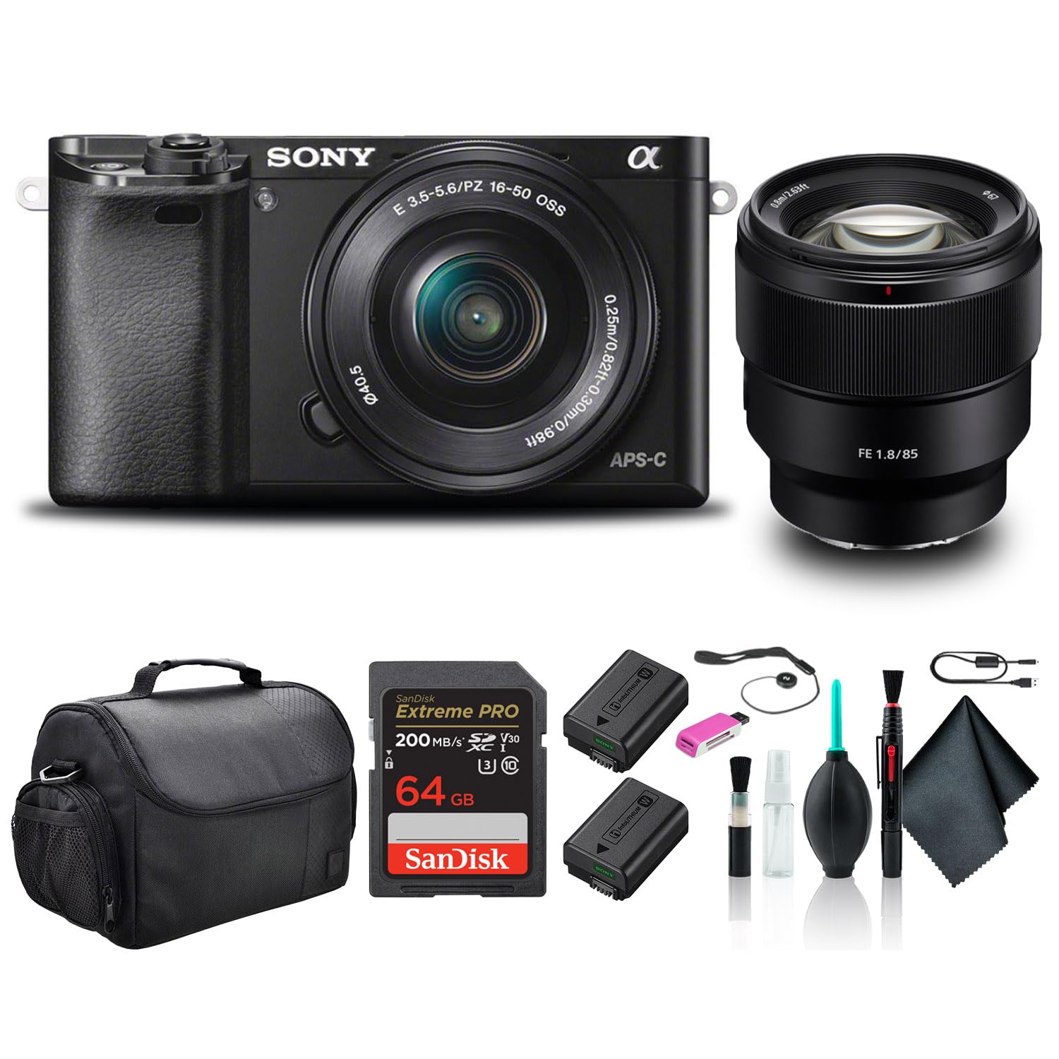 Amazon.com : Sony Alpha a6000 Mirrorless Camera with 16-50mm and
