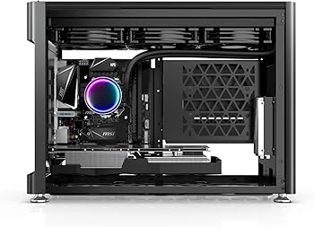 Amazon.co.jp: Jonsplus i100 Pro Mini-ITX ゲームケース、黒