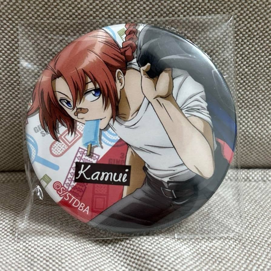 銀魂3年Z組銀八先生3Z 魅せキューブ缶バッジ神威-雪泉プルーヴィ