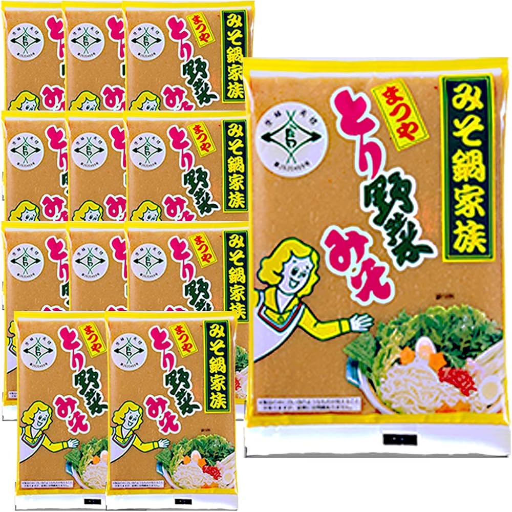 Amazon.co.jp: まつや とり野菜みそ 200g 12袋×1箱 : 食品・飲料・お酒