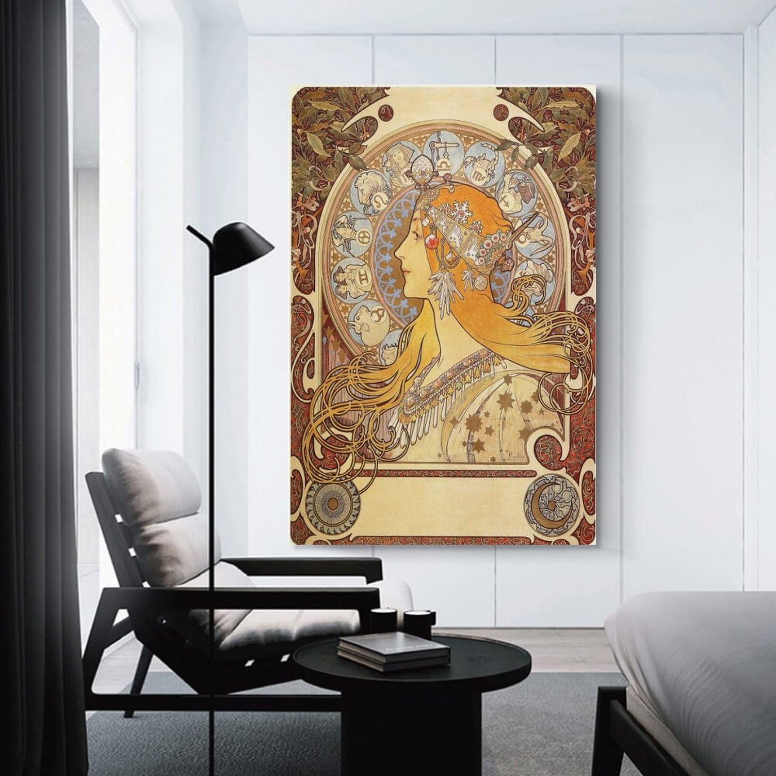 Amazon.co.jp: アルフォンス・ミュシャ作品（黄道十二宮）印刷