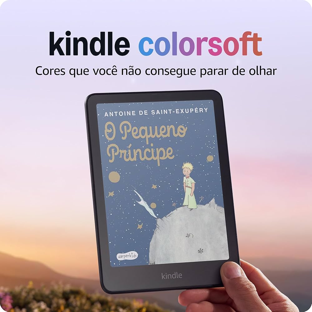 Apresentamos o Kindle Colorsoft (16 GB) - Com tela colorida e